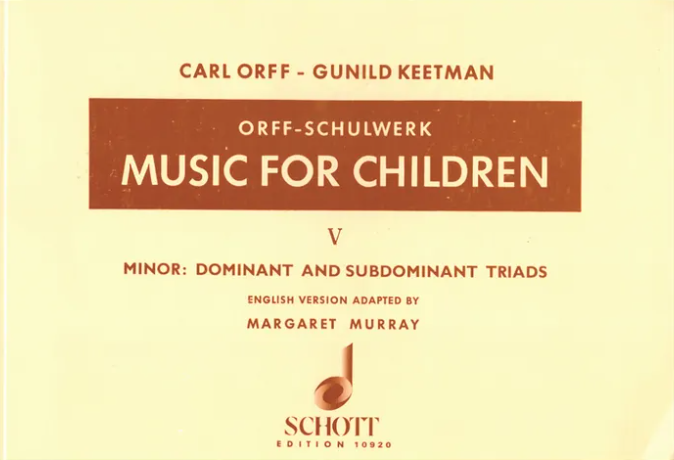 Music for Children, Vol. V Minor: Dominant and Subdominant Triads